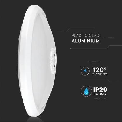 LED Plafond Lamp met Sensor LED/12W/230V 4000K