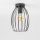 LED plafondlamp 1xE27/6,5W/230V zwart