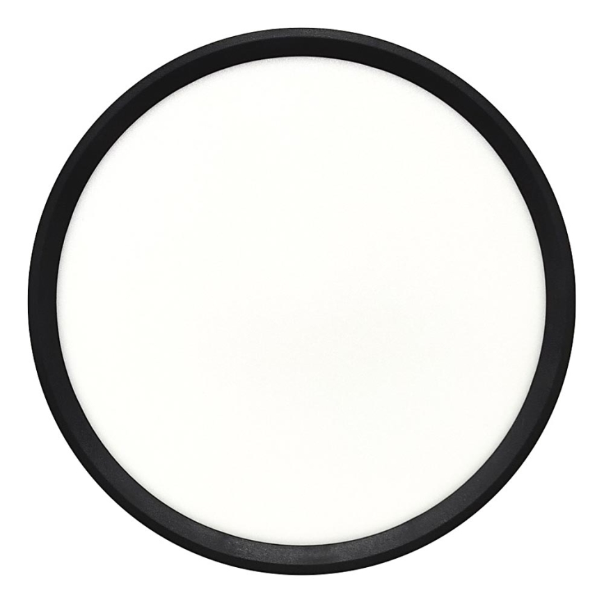 LED-plafondlamp 24W/230V 3000/4000/6500K Ø 30 cm zwart