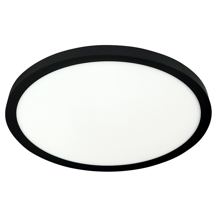 LED-plafondlamp 24W/230V 3000/4000/6500K Ø 30 cm zwart