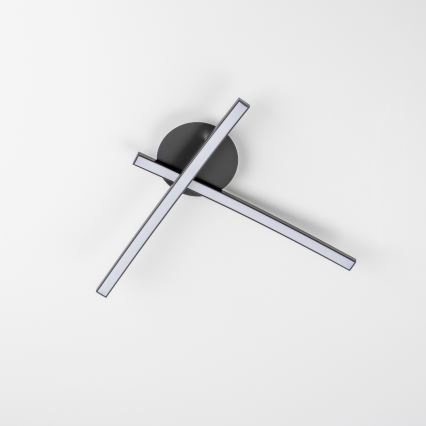 LED-plafondlamp 2xLED/6W/230V zwart