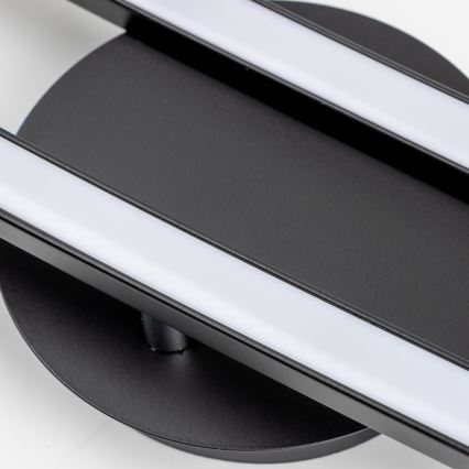 LED-plafondlamp 2xLED/6W/230V zwart