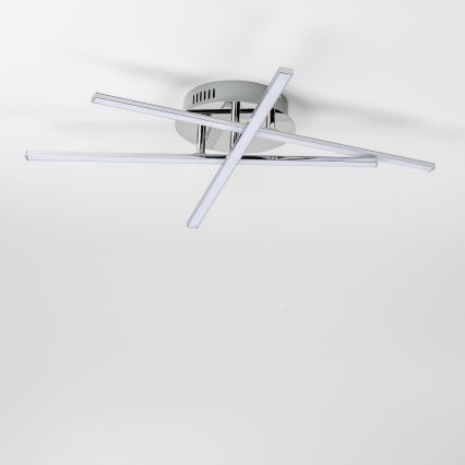 LED-plafondlamp 3xLED/3W/230V glanzend chroom