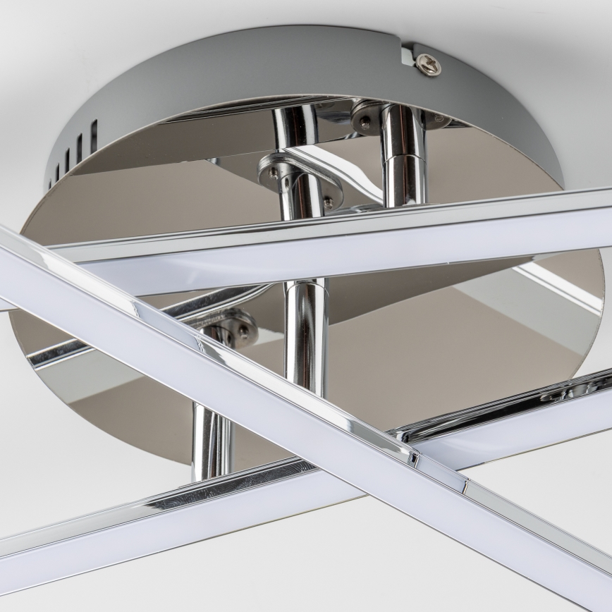LED-plafondlamp 3xLED/3W/230V glanzend chroom