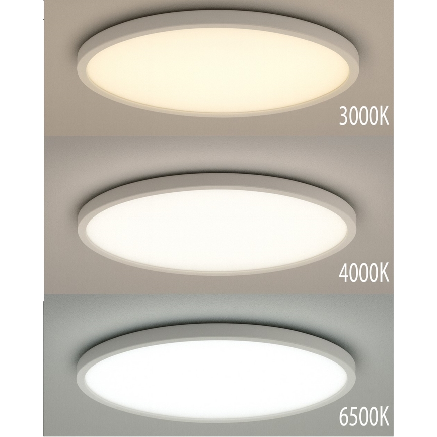 LED-plafondlamp 40W/230V 3000/4000/6500K Ø 50 cm wit