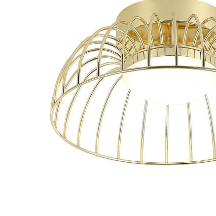 LED plafondlamp BETSY LED/12W/230V Ø 25 cm goudkleurig