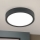 LED Plafondlamp BULLY LED/12W/230V diameter 14 cm zwart