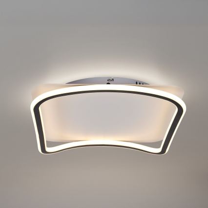LED plafondlamp CALI LED/30W/230V 40x40 cm zwart