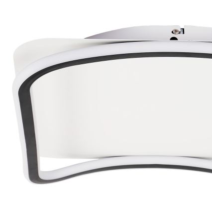 LED plafondlamp CALI LED/30W/230V 40x40 cm zwart