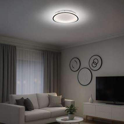 LED-plafondlamp CALI LED/30W/230V Ø 40 cm zwart