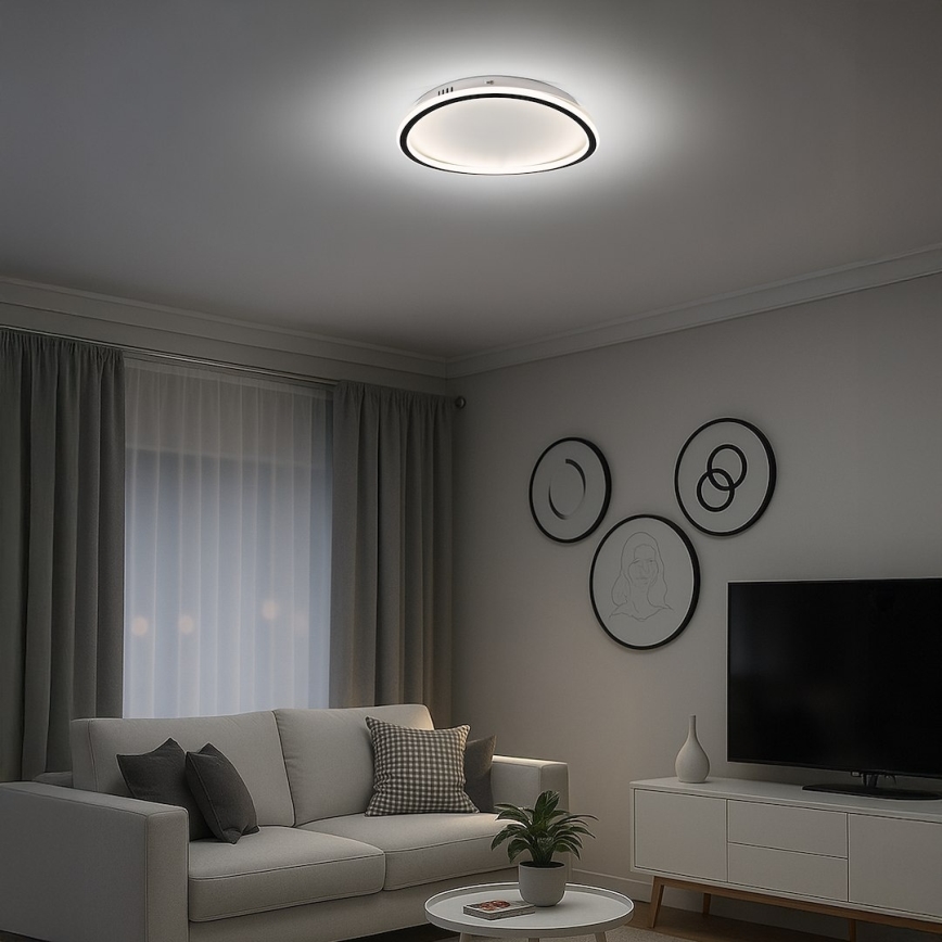 LED-plafondlamp CALI LED/30W/230V Ø 40 cm zwart