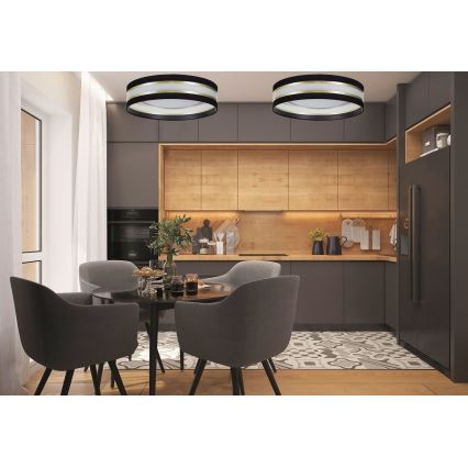 LED-plafondlamp CORAL GOLD LED/24W/230V zwart/goud