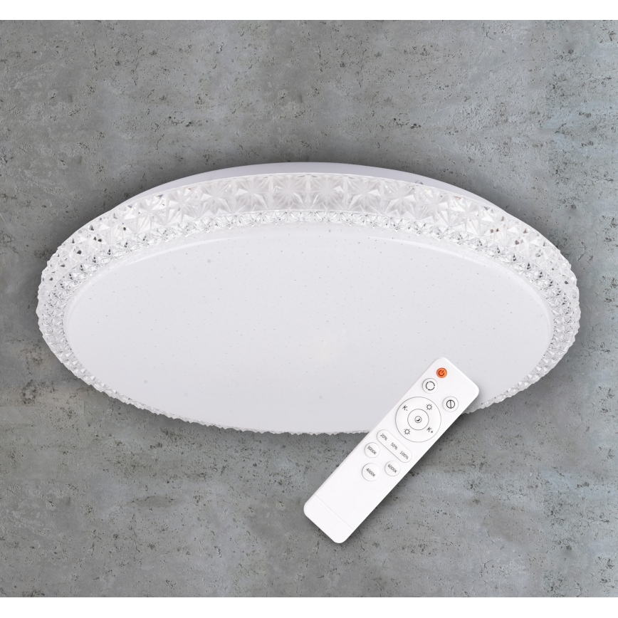 LED Plafondlamp dimbaar IRINA LED/48W/230V met afstandsbediening