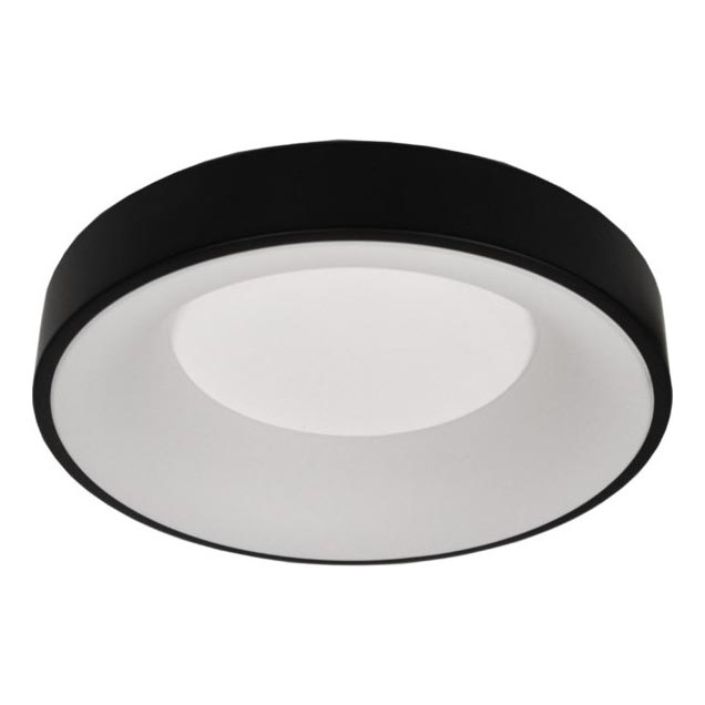 LED plafondlamp DRAX LED/32W/230V 4000K Ø 38 cm zwart