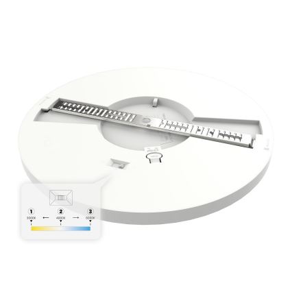 LED-plafondlamp EVORA LED/18W/230V 3000/4000/6000K Ø 22,5 cm wit