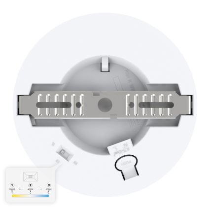 LED-plafondlamp EVORA LED/6W/230V 3000/4000/6000K Ø 14 cm wit