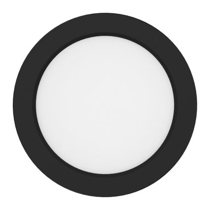 LED plafondlamp EVORA LED/6W/230V 3000/4000/6000K Ø 14 cm zwart