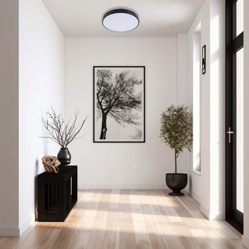 LED Plafondlamp FELIZ LED/40W/230V 4000K diameter 40 cm zwart