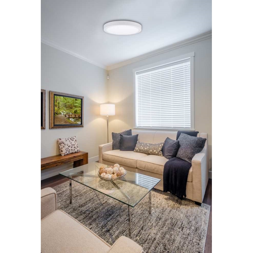 LED Plafondlamp FENIX LED/18W/230V 3800K diameter 22,5 cm sneeuw wit