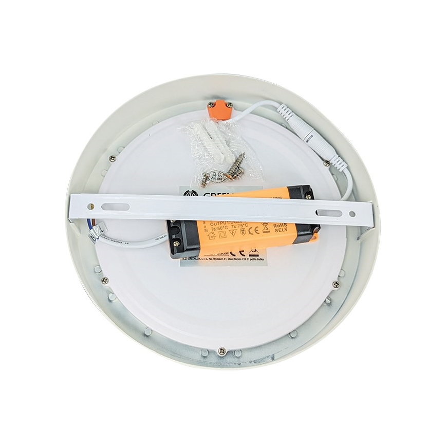 LED Plafondlamp FENIX LED/24W/230V 3800K diameter 29,8 cm sneeuw wit