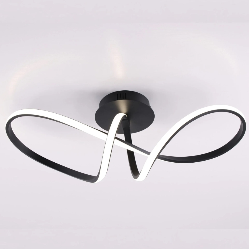 LED plafondlamp FLAVIA LED/33W/230V 24x61 cm zwart