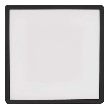 LED Plafondlamp FLORI LED/18W/230V 4000K zwart 29x29 cm