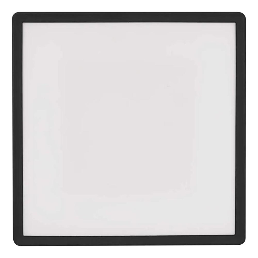 LED Plafondlamp FLORI LED/18W/230V 4000K zwart 29x29 cm