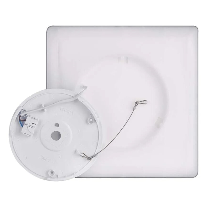 LED Plafondlamp FLORI LED/18W/230V 4000K zwart 29x29 cm