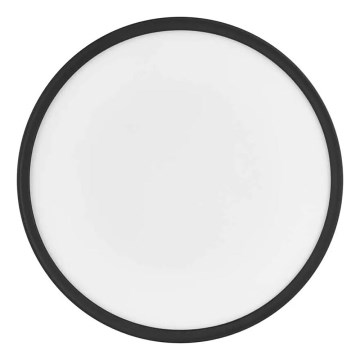 LED Plafondlamp FLORI LED/22W/230V 4000K zwart diameter 42 cm