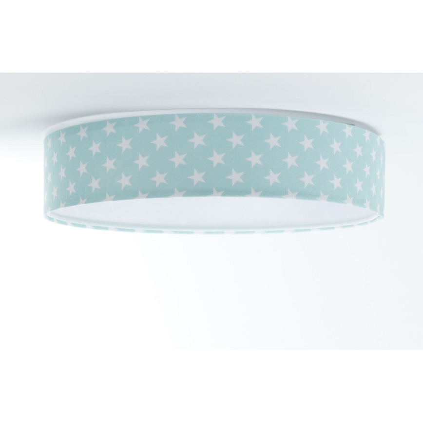 LED Plafondlamp GALAXY KIDS LED/24W/230V sterren groen/wit