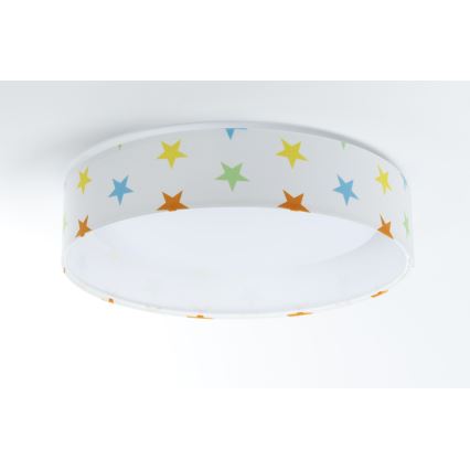 LED Plafondlamp GALAXY KIDS LED/24W/230V sterren kleurrijk