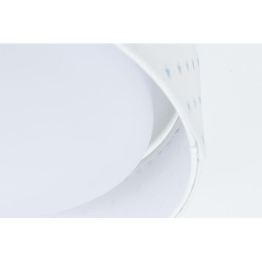 LED Plafondlamp GALAXY KIDS LED/24W/230V sterren wit/turquoise