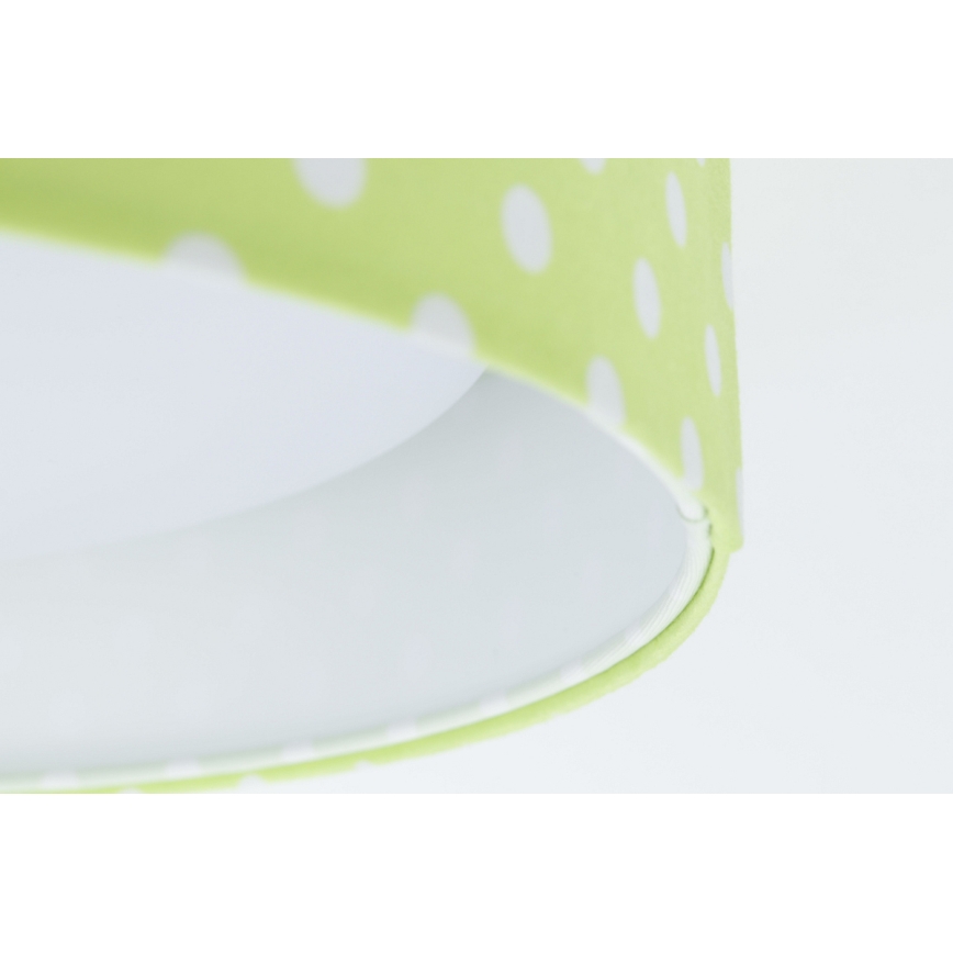 LED Plafondlamp GALAXY KIDS LED/24W/230V stippen groen/wit