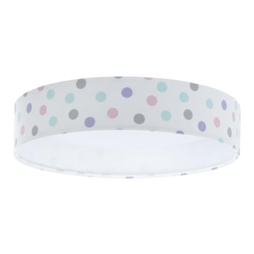 LED Plafondlamp GALAXY KIDS LED/24W/230V stippen kleurrijk