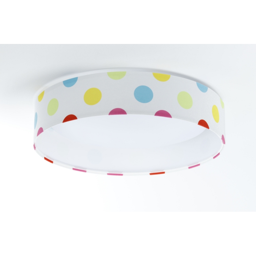 LED Plafondlamp GALAXY KIDS LED/24W/230V stippen kleurrijk