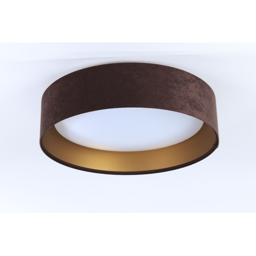 LED Plafondlamp GALAXY LED/24W/230V Ø 44 cm bruin/goud
