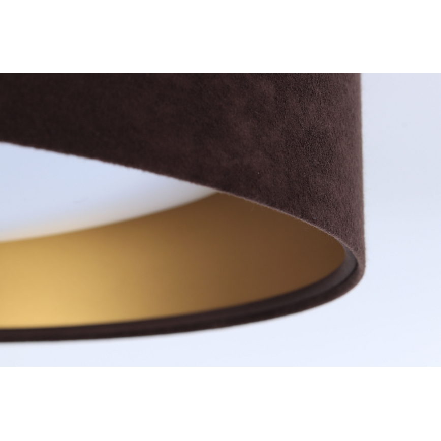LED Plafondlamp GALAXY LED/24W/230V Ø 44 cm bruin/goud