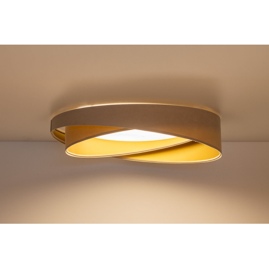 LED plafondlamp GALAXY MODERN LED/24W/230V Ø 55 cm beige/goud