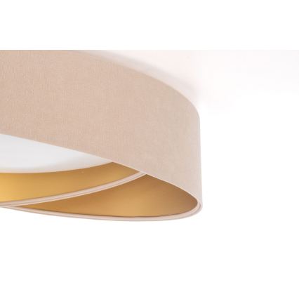 LED plafondlamp GALAXY MODERN LED/24W/230V Ø 55 cm beige/goud
