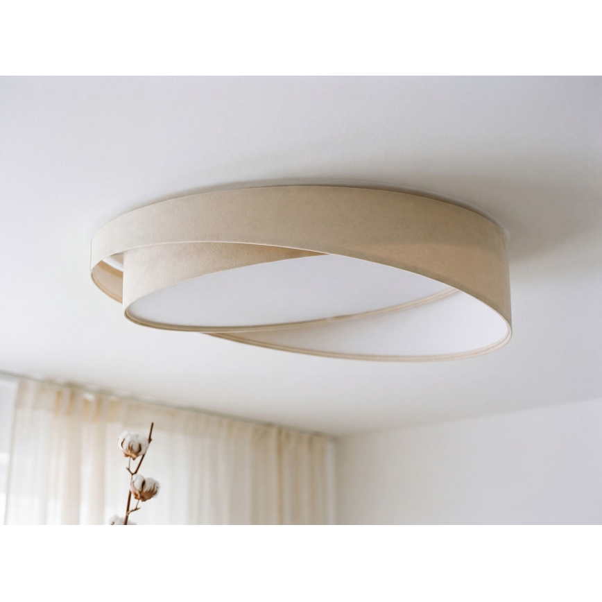 LED plafondlamp GALAXY MODERN LED/24W/230V Ø 55 cm crème/wit