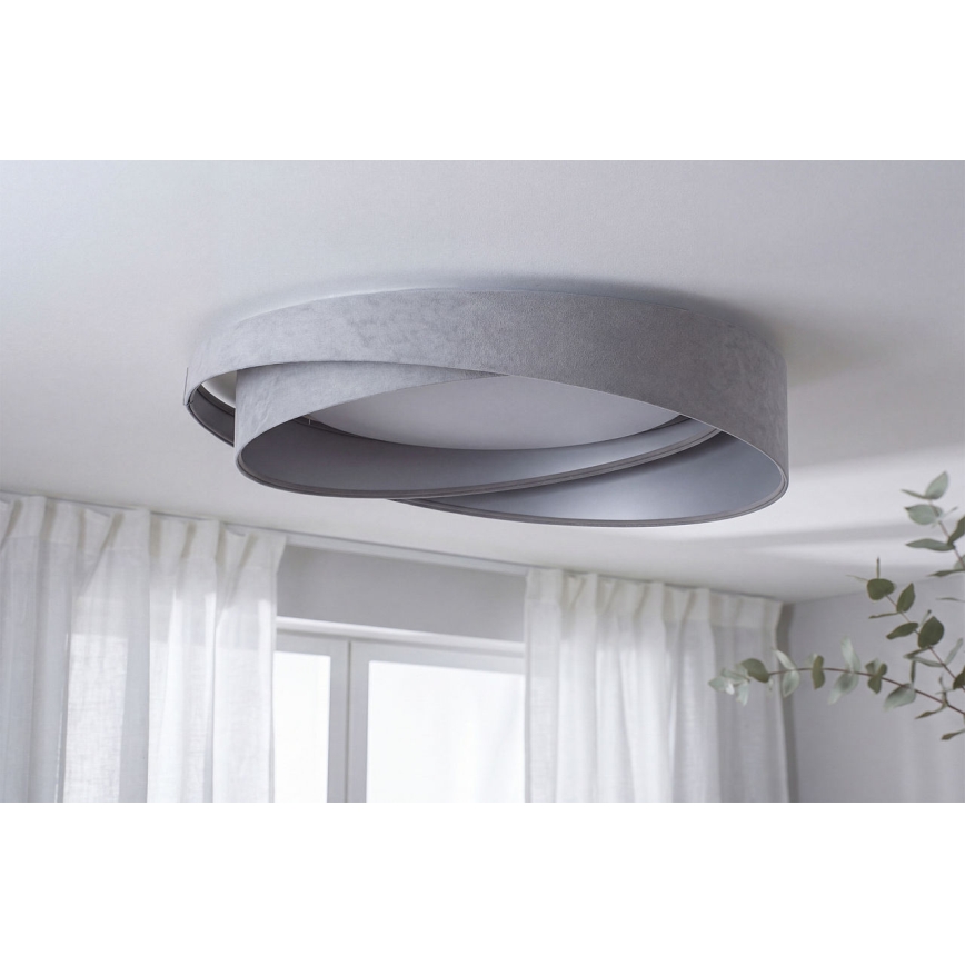 LED-plafondlamp GALAXY MODERN LED/24W/230V Ø 55 cm grijs/zilver