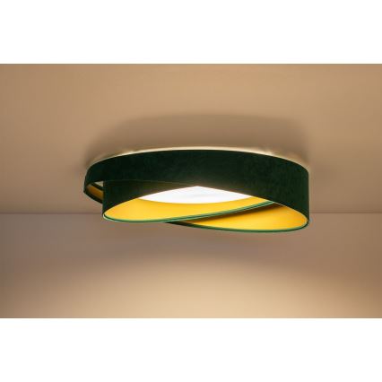 LED plafondlamp GALAXY MODERN LED/24W/230V Ø 55 cm groen/goud