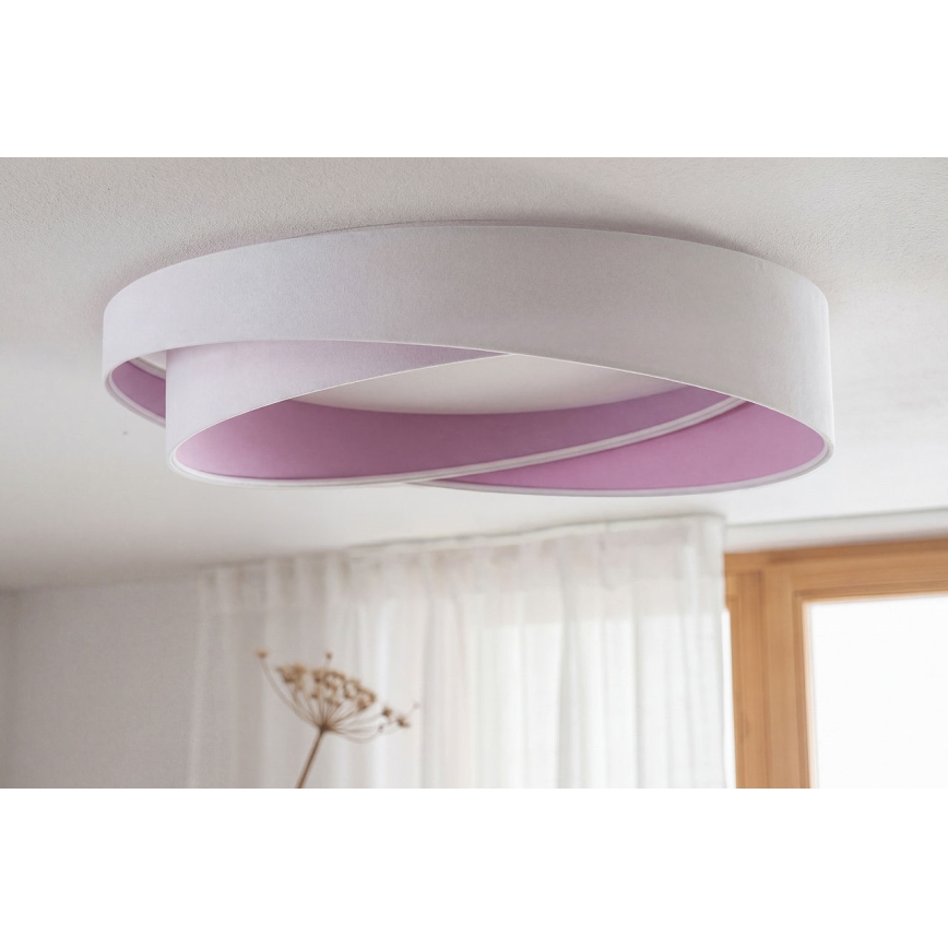 LED-plafondlamp GALAXY MODERN LED/24W/230V Ø 55 cm wit/paars