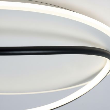 LED plafondlamp HALO LED/38W/230V Ø 50 cm zwart