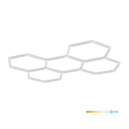 LED plafondlamp HEXLINE LED/216W/230V 6500K 208x300 cm wit