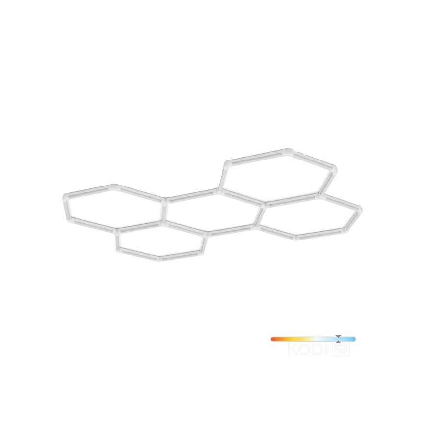 LED plafondlamp HEXLINE LED/216W/230V 6500K 208x300 cm wit
