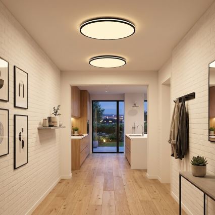 LED-plafondlamp HUGO LED/21/32/42W/230V 3000/4000/6500K Ø 45 cm IP54 zwart