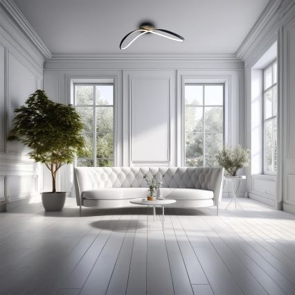 LED Plafondlamp INFINITY LED/21W/230V zwart
