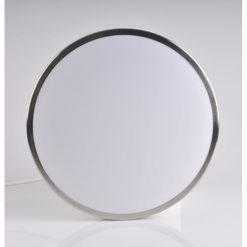 LED Plafondlamp KERN LED/15W/230V nikkel