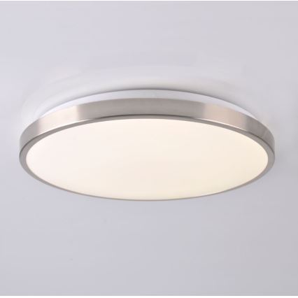 LED Plafondlamp KERN LED/24W/230V nikkel